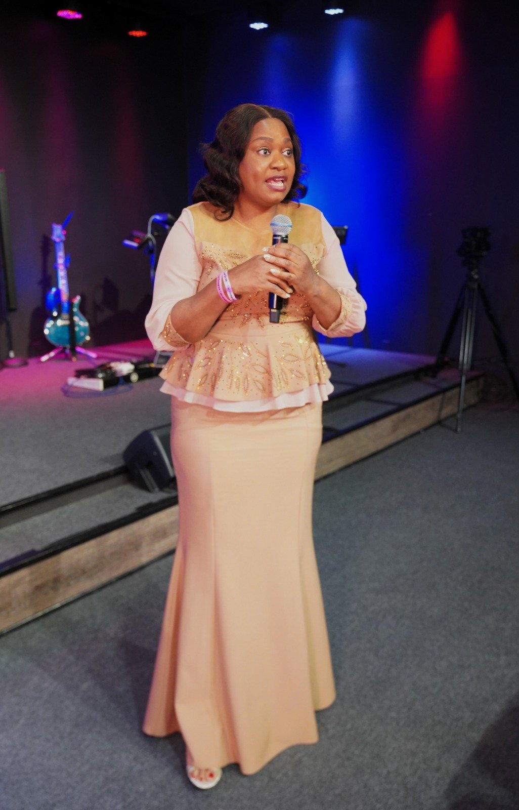 Church leader speaking at The Father's Love Church